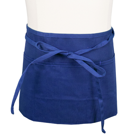 CHEF REVIVAL Chef 24/7Front-of-the-House Waist Apron - Royal Blue 605WAFH-RB